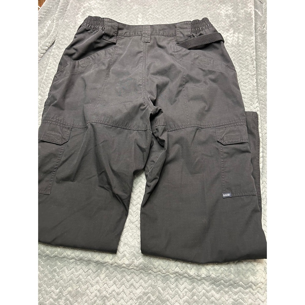 5.11 Tactical Mens Black Ripstop Cargo Pants 34x32 Tactical Series 74273 - Picture 4 of 10
